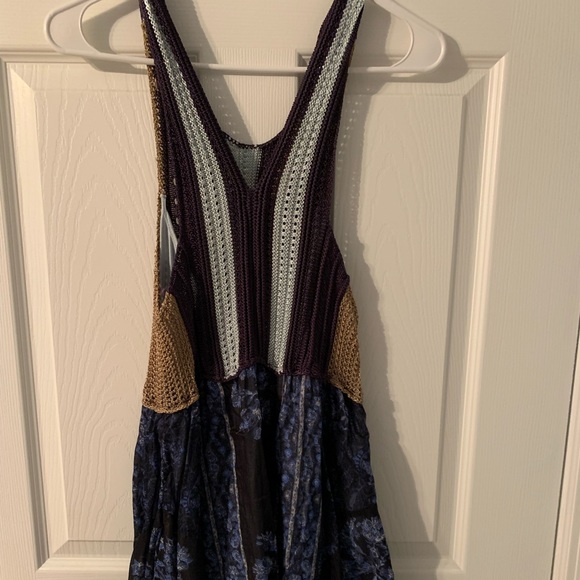 Free People CROCHETED MINI DRESS medium - Picture 5 of 10